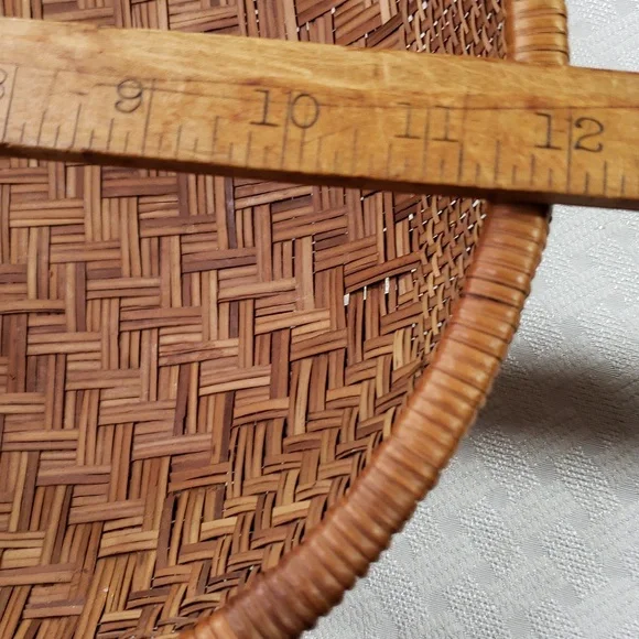 Basket Large Round Woven - Picture 7 of 7